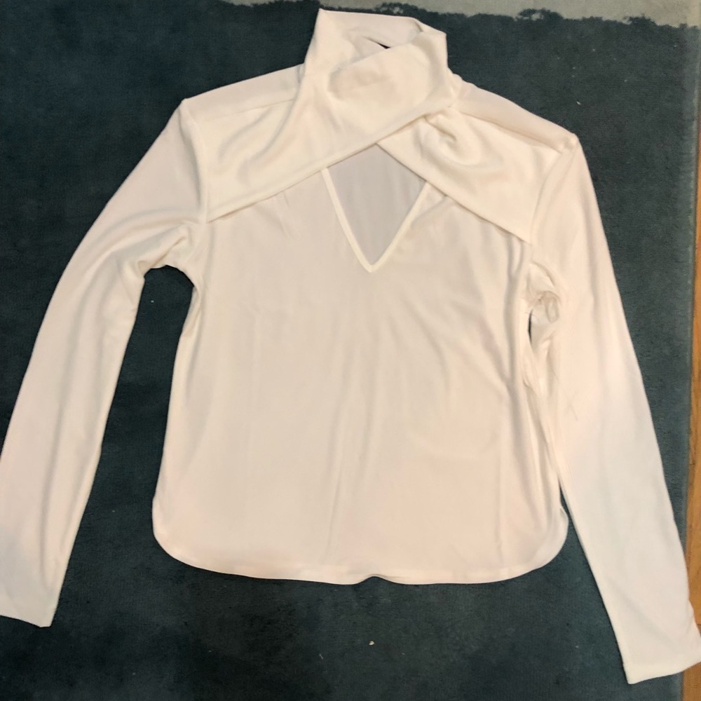 Cute jersey cream top
